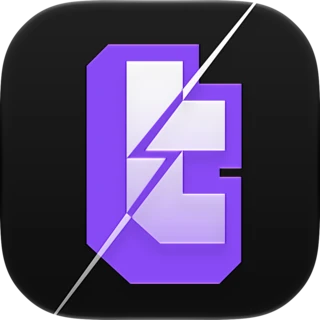 Stream Tracker for Twitch icon, dark appearance