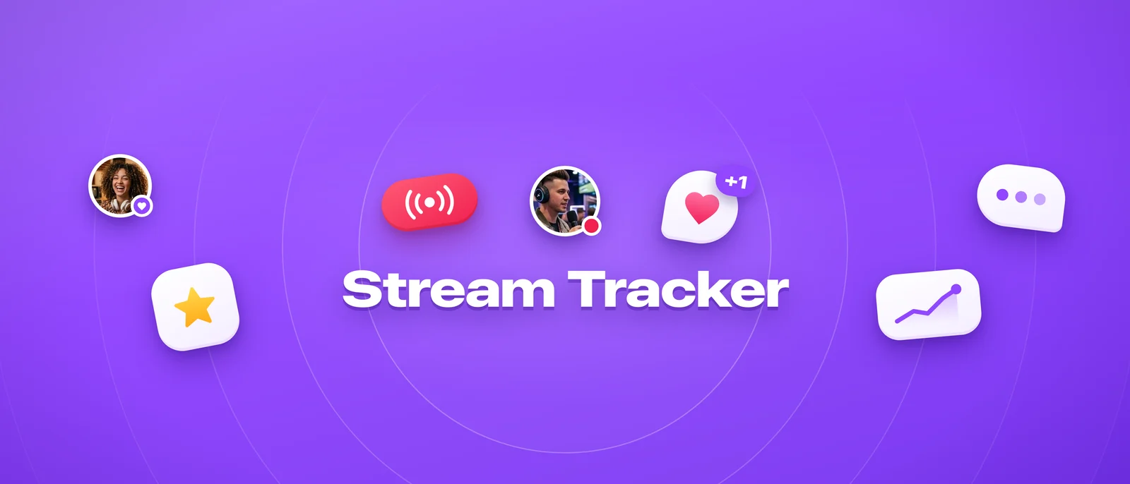Stream Tracker: App Store header (21:9)