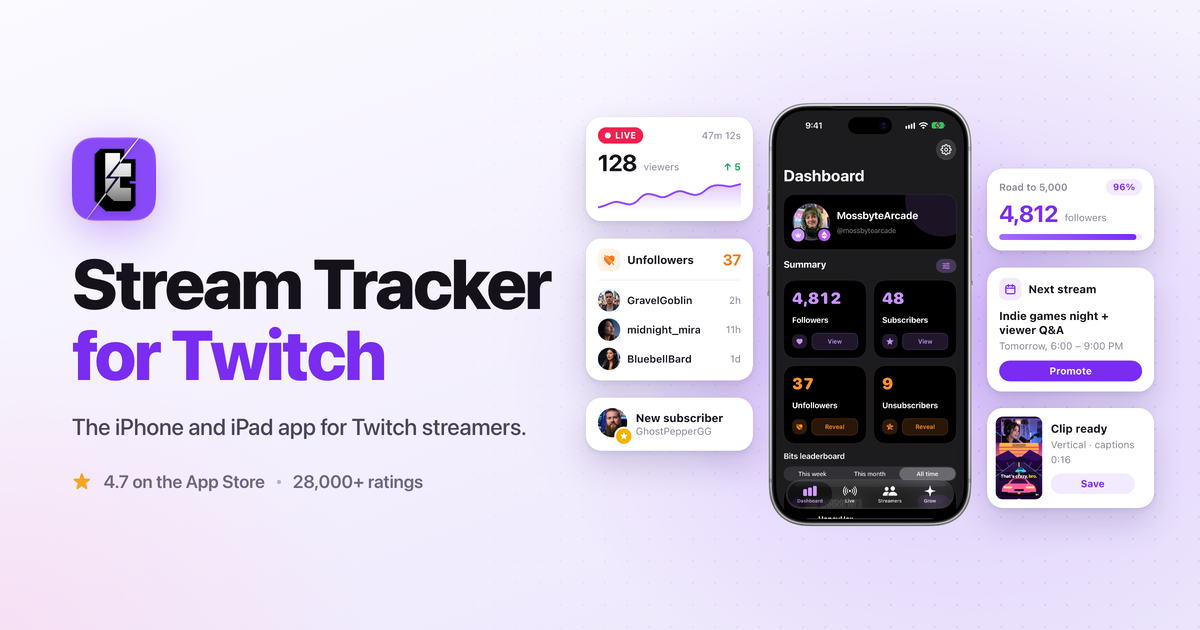 Stream Tracker: Banner